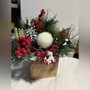 Festive Holiday Floral Arrangement